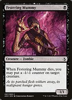 Glossy Finish Amonkhet Festering Mummy ( #91 )