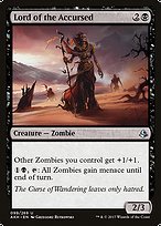 Glossy Finish Amonkhet Lord of the Accursed ( #99 )