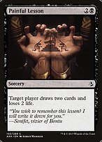 Glossy Finish Amonkhet Painful Lesson ( #102 )