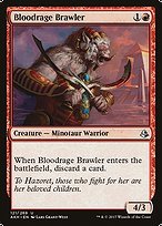 Glossy Finish Amonkhet Bloodrage Brawler ( #121 )