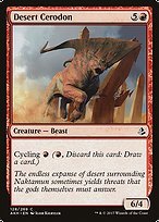 Glossy Finish Amonkhet Desert Cerodon ( #128 )