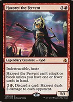 Glossy Finish Amonkhet Hazoret the Fervent ( #136 )