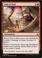 Glossy Finish Amonkhet Trial of Zeal ( #152 )