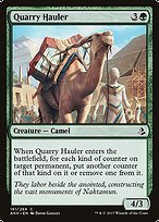 Glossy Finish Amonkhet Quarry Hauler ( #181 )