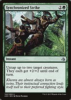 Glossy Finish Amonkhet Synchronized Strike ( #190 )