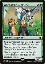 Glossy Finish Amonkhet Vizier of the Menagerie ( #192 )