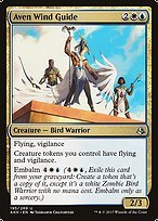 Glossy Finish Amonkhet Aven Wind Guide ( #195 )