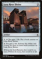 Glossy Finish Amonkhet Luxa River Shrine ( #232 )