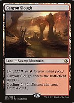 Glossy Finish Amonkhet Canyon Slough ( #239 )