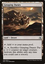 Glossy Finish Amonkhet Grasping Dunes ( #244 )