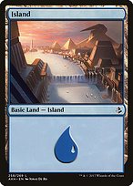 Glossy Finish Amonkhet Island ( #258 )