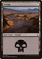 Glossy Finish Amonkhet Swamp ( #261 )