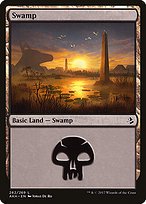 Glossy Finish Amonkhet Swamp ( #262 )