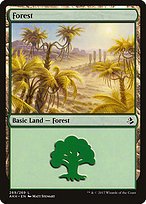 Glossy Finish Amonkhet Forest ( #269 )