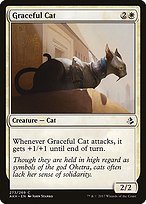 Glossy Finish Amonkhet Graceful Cat ( #273 )