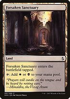 Glossy Finish Amonkhet Forsaken Sanctuary ( #281 )