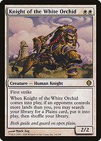 Matte Finish Shards of Alara Knight of the White Orchid ( #16 )