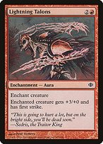 Matte Finish Shards of Alara Lightning Talons ( #107 )