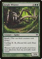 Matte Finish Shards of Alara Jungle Weaver ( #134 )