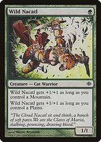 Matte Finish Shards of Alara Wild Nacatl ( #152 )