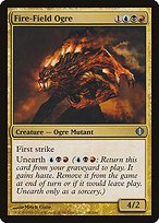 Matte Finish Shards of Alara Fire-Field Ogre ( #168 )