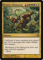 Matte Finish Shards of Alara Titanic Ultimatum ( #204 )