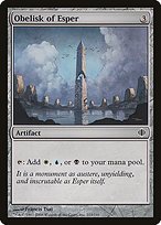 Matte Finish Shards of Alara Obelisk of Esper ( #213 )