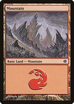Matte Finish Shards of Alara Mountain ( #242 )