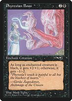 Glossy Finish Alliances Phyrexian Boon ( #58 Variant a)