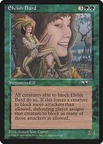 Glossy Finish Alliances Elvish Bard ( #87 )