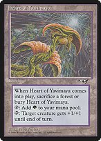 Glossy Finish Alliances Heart of Yavimaya ( #138 )