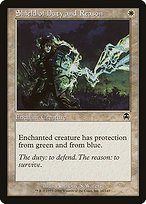 Matte Finish Apocalypse Shield of Duty and Reason ( #16 )