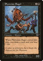 Matte Finish Apocalypse Phyrexian Rager ( #49 )