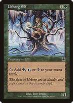 Matte Finish Apocalypse Urborg Elf ( #90 )