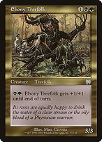 Matte Finish Apocalypse Ebony Treefolk ( #97 )