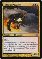 Glossy Finish Alara Reborn Igneous Pouncer ( #40 )