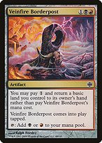 Glossy Finish Alara Reborn Veinfire Borderpost ( #48 )