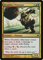 Glossy Finish Alara Reborn Deadshot Minotaur ( #52 )