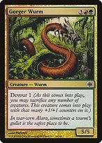 Glossy Finish Alara Reborn Gorger Wurm ( #56 )