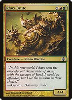 Glossy Finish Alara Reborn Rhox Brute ( #59 )