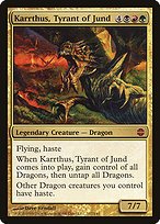 Glossy Finish Alara Reborn Karrthus, Tyrant of Jund ( #117 )