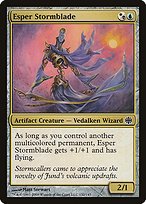 Glossy Finish Alara Reborn Esper Stormblade ( #132 )