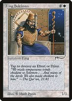 Matte Finish Arabian Nights King Suleiman ( #6 )