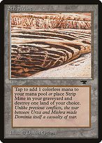 Matte Finish Antiquities Strip Mine ( #82 Variant a)