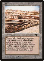 Matte Finish Antiquities Strip Mine ( #82 Variant b)