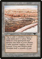 Matte Finish Antiquities Strip Mine ( #82 Variant d)