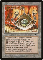 Matte Finish Antiquities Urza's Mine ( #83 Variant c)