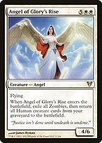 Matte Finish Avacyn Restored Angel of Glory's Rise ( #1 )