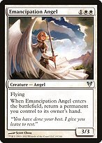 Matte Finish Avacyn Restored Emancipation Angel ( #19 )