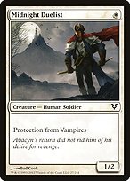 Matte Finish Avacyn Restored Midnight Duelist ( #27 )